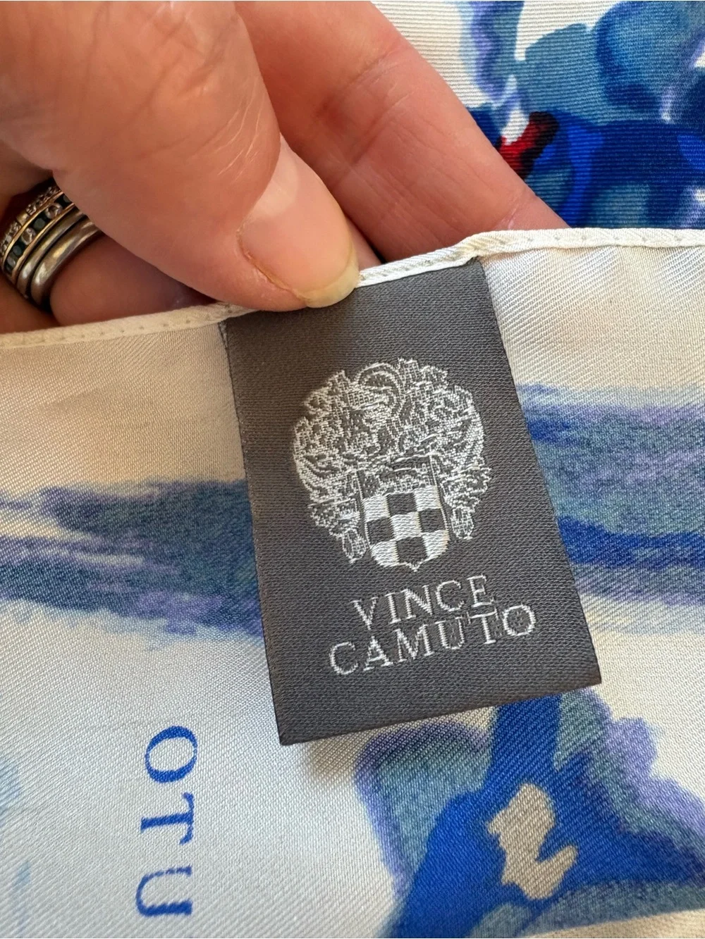 100% silk scarf